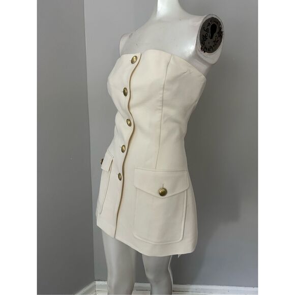 NWT Rosetta Getty Strapless Cargo Top Size 6 $1450 - Picture 4 of 12